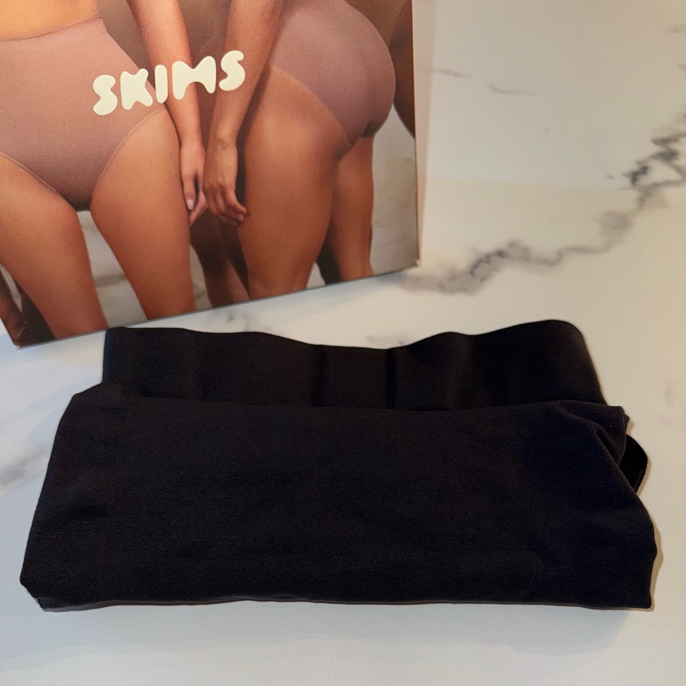 Skims Black Seamless Sculpt High Waist Briefs Size xxs/xs
